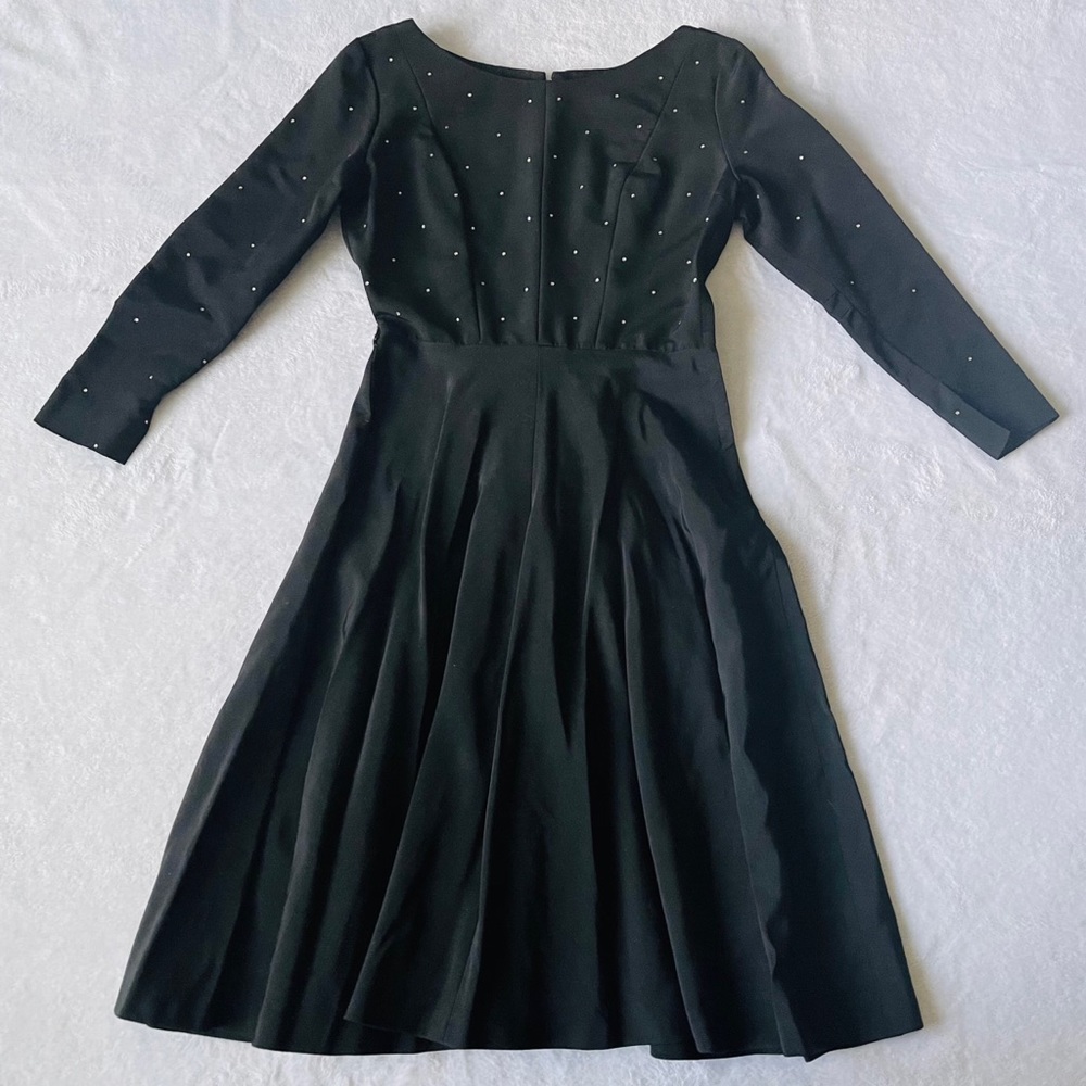 Vintage 1963 Handmade Black Cocktail Dress